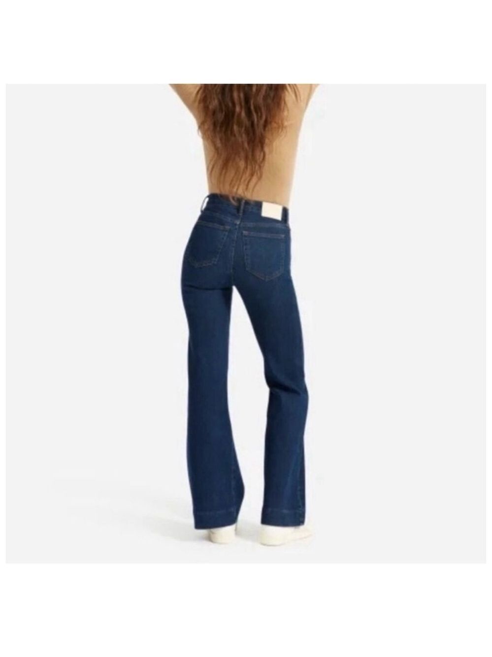 Everlane Modern Flare High-Rise Blue Denim Jeans Size 2
